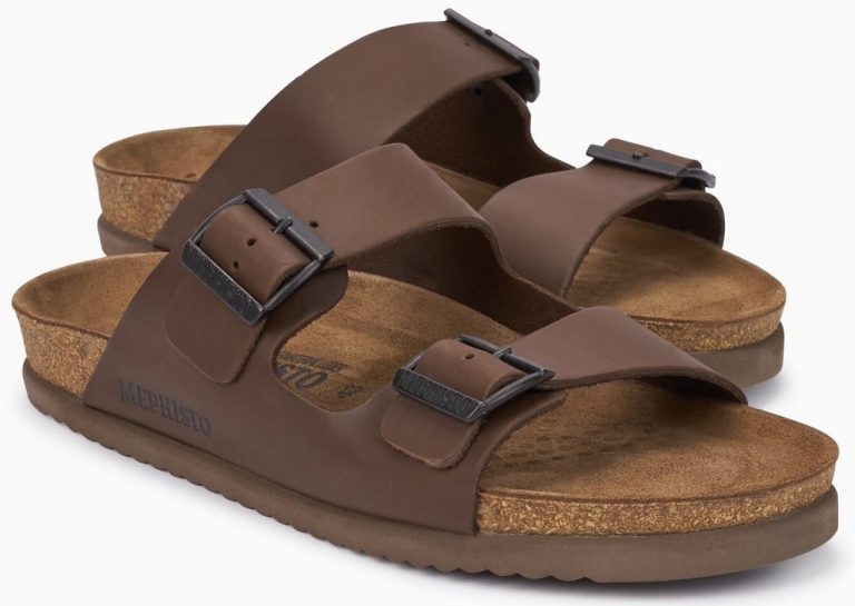 Mephisto NERIO Heren Slipper - Donkerbruin leer
